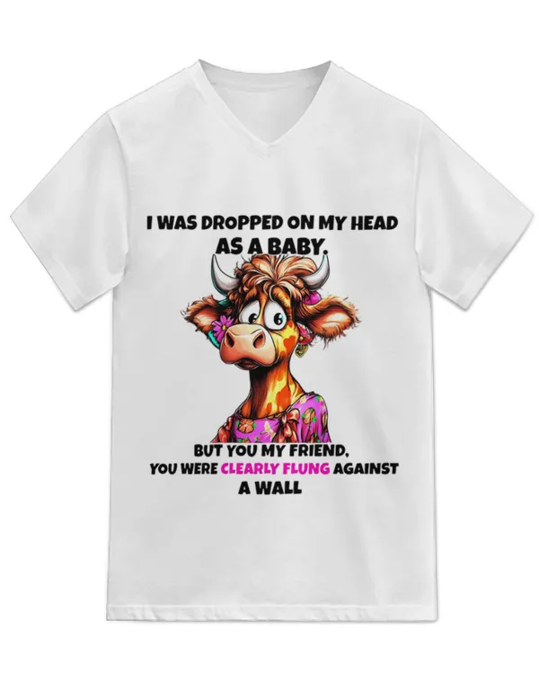 Unisex Jersey SS V-Neck T-Shirt