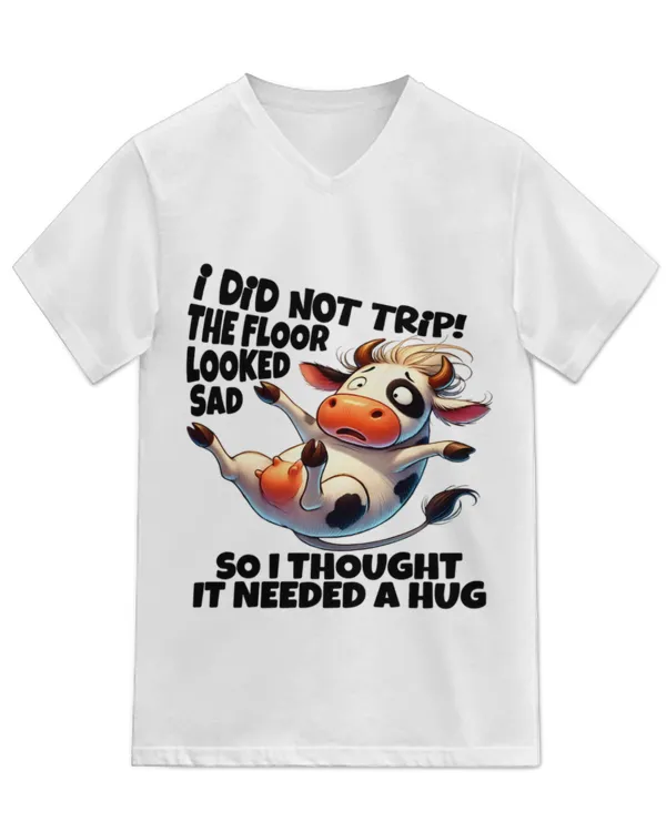 Unisex Jersey SS V-Neck T-Shirt