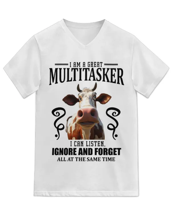Unisex Jersey SS V-Neck T-Shirt