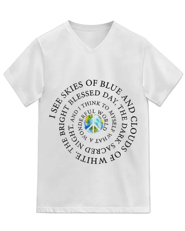 Unisex Jersey SS V-Neck T-Shirt