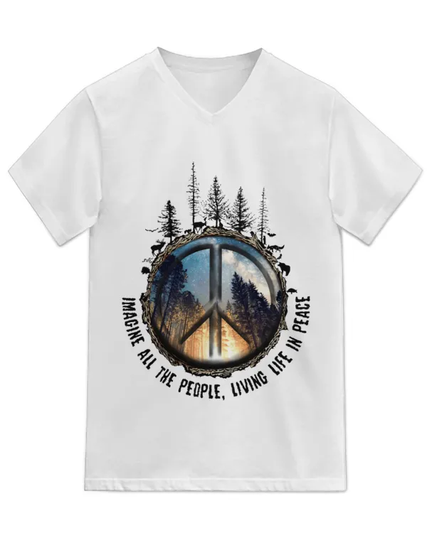 Unisex Jersey SS V-Neck T-Shirt