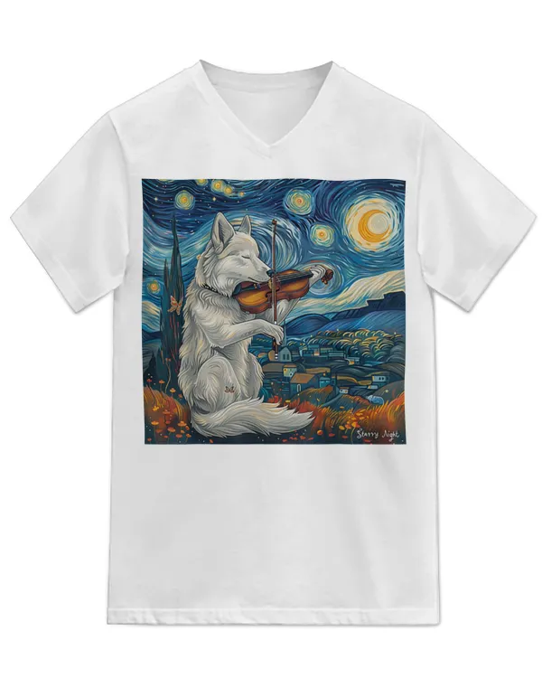 Unisex Jersey SS V-Neck T-Shirt
