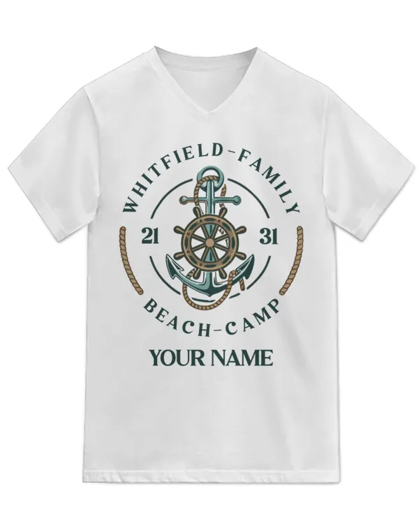 Unisex Jersey SS V-Neck T-Shirt