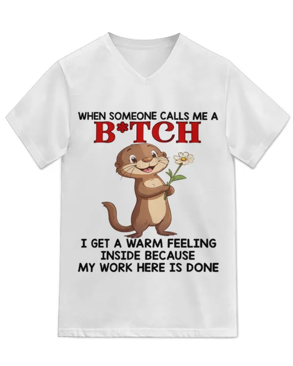 Unisex Jersey SS V-Neck T-Shirt