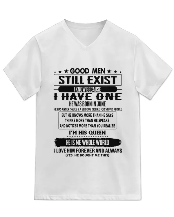 Unisex Jersey SS V-Neck T-Shirt