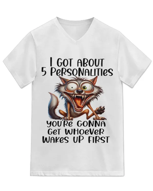 Unisex Jersey SS V-Neck T-Shirt
