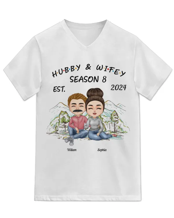 Unisex Jersey SS V-Neck T-Shirt
