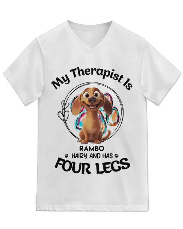 Unisex Jersey SS V-Neck T-Shirt