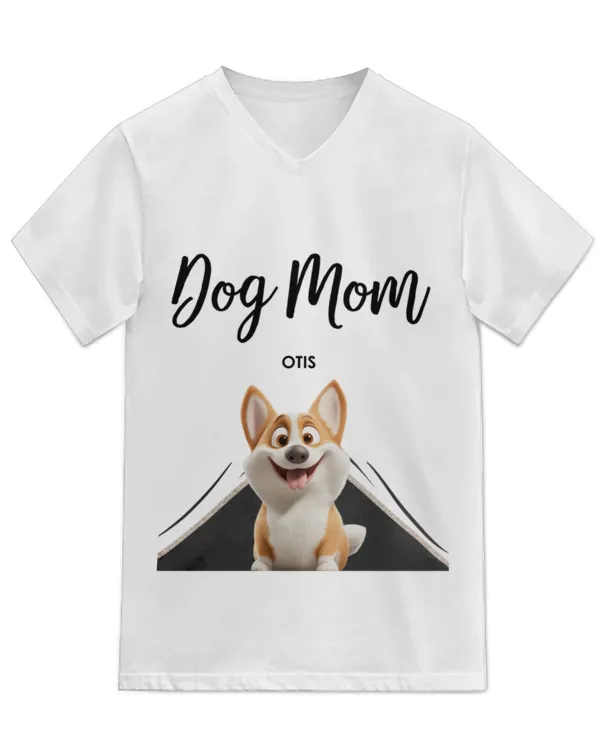 Unisex Jersey SS V-Neck T-Shirt