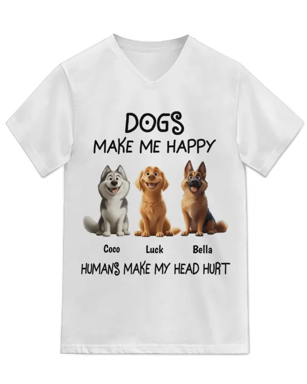 Unisex Jersey SS V-Neck T-Shirt