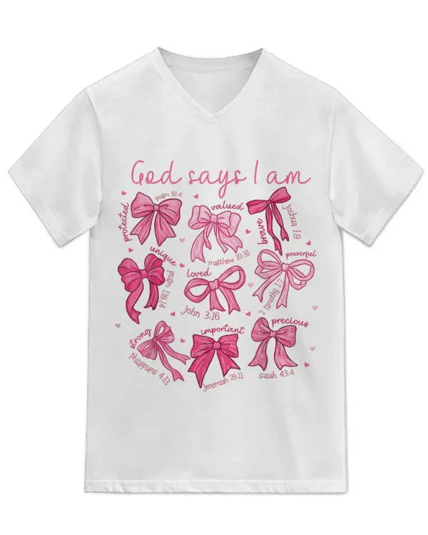 Unisex Jersey SS V-Neck T-Shirt