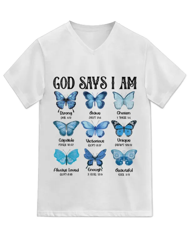 Unisex Jersey SS V-Neck T-Shirt