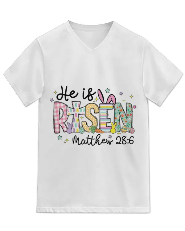 Unisex Jersey SS V-Neck T-Shirt