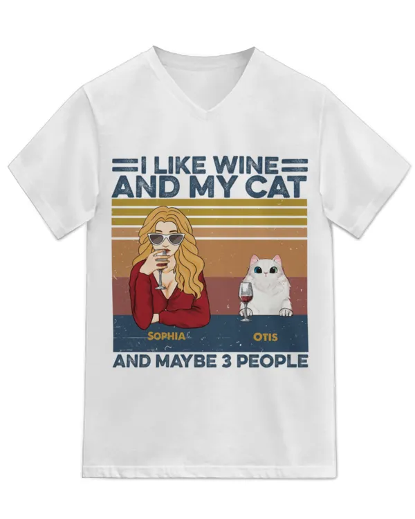 Unisex Jersey SS V-Neck T-Shirt