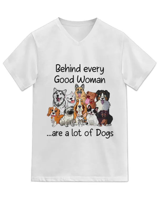 Unisex Jersey SS V-Neck T-Shirt