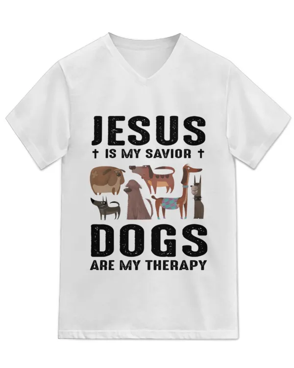 Unisex Jersey SS V-Neck T-Shirt