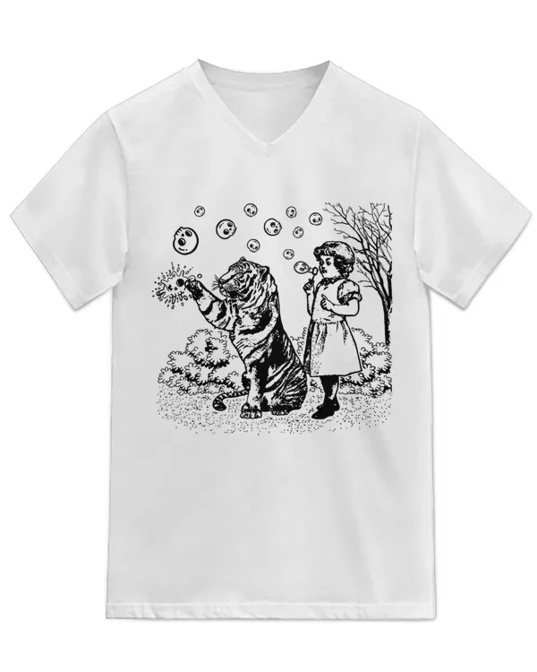 Unisex Jersey SS V-Neck T-Shirt