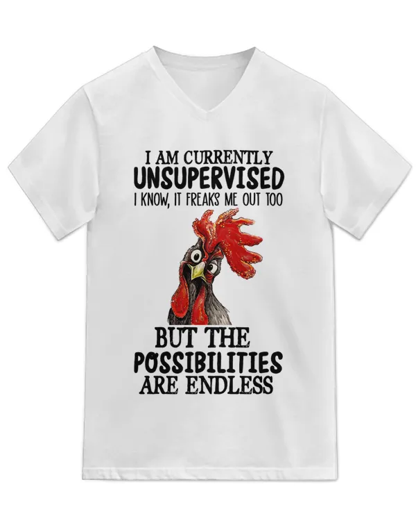 Unisex Jersey SS V-Neck T-Shirt