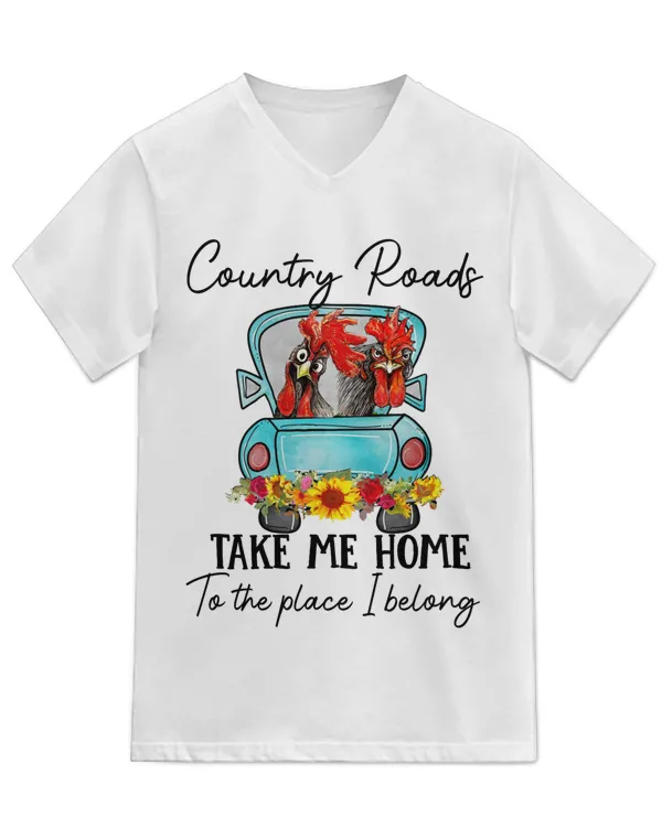 Unisex Jersey SS V-Neck T-Shirt