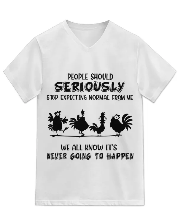 Unisex Jersey SS V-Neck T-Shirt