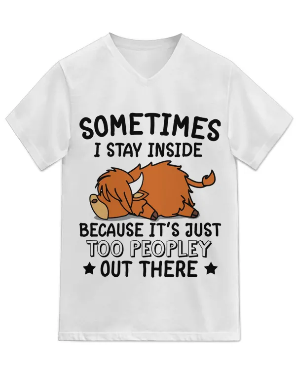 Unisex Jersey SS V-Neck T-Shirt