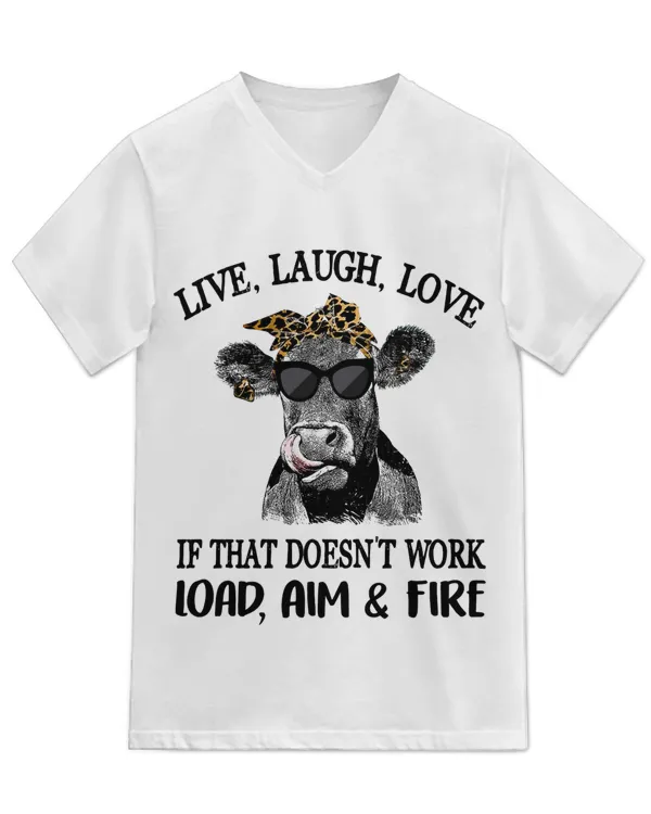 Unisex Jersey SS V-Neck T-Shirt