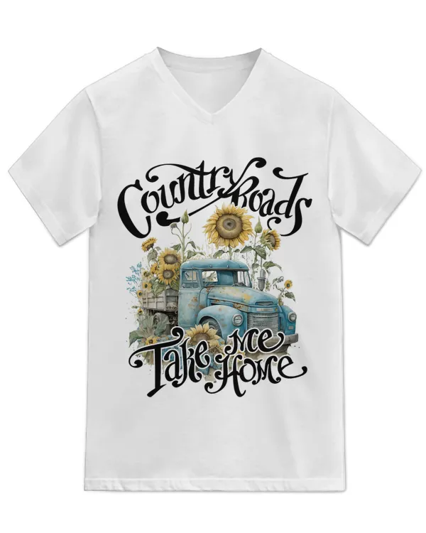 Unisex Jersey SS V-Neck T-Shirt