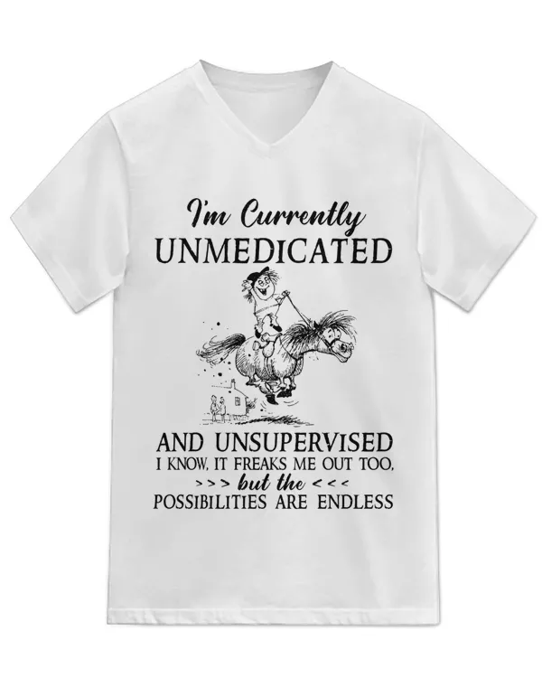 Unisex Jersey SS V-Neck T-Shirt