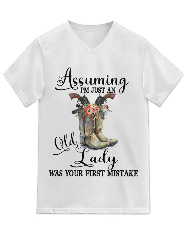 Unisex Jersey SS V-Neck T-Shirt