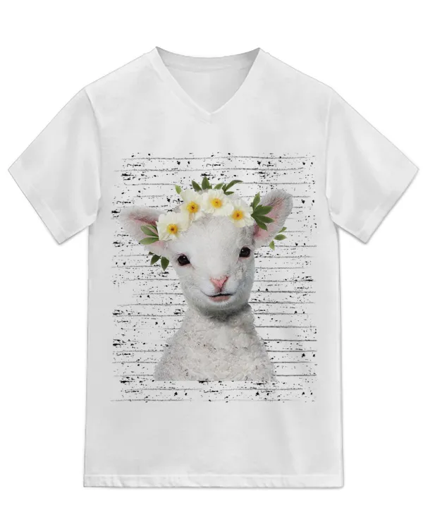Unisex Jersey SS V-Neck T-Shirt