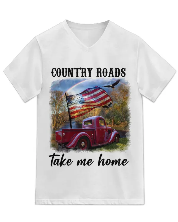 Unisex Jersey SS V-Neck T-Shirt