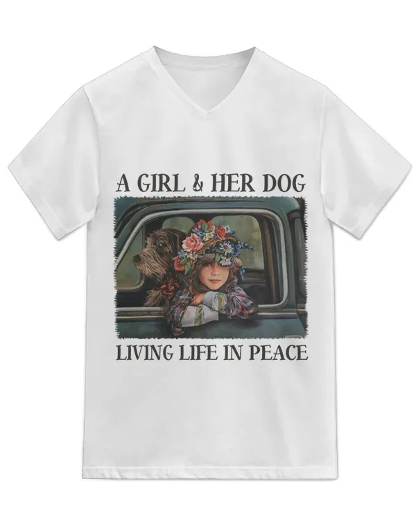 Unisex Jersey SS V-Neck T-Shirt