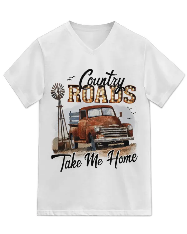 Unisex Jersey SS V-Neck T-Shirt