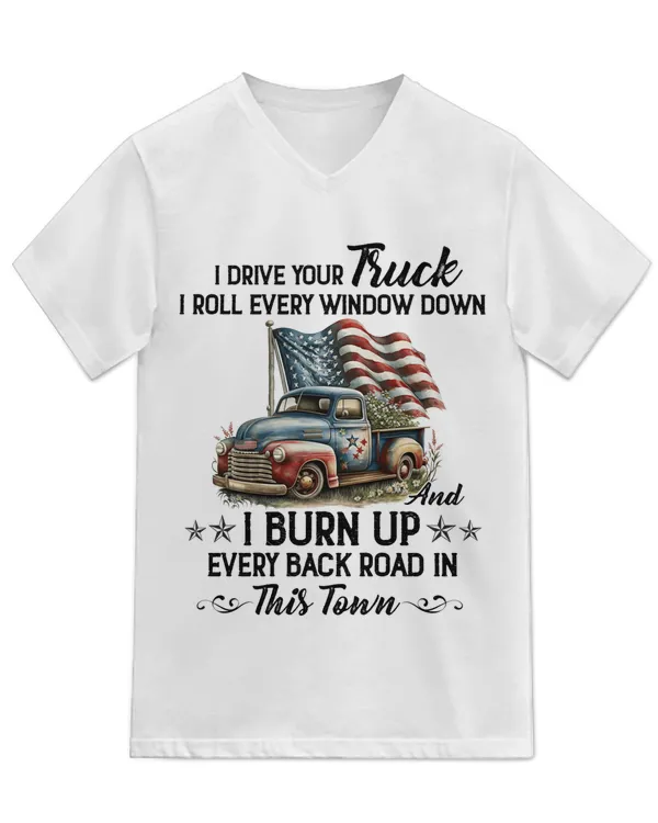 Unisex Jersey SS V-Neck T-Shirt