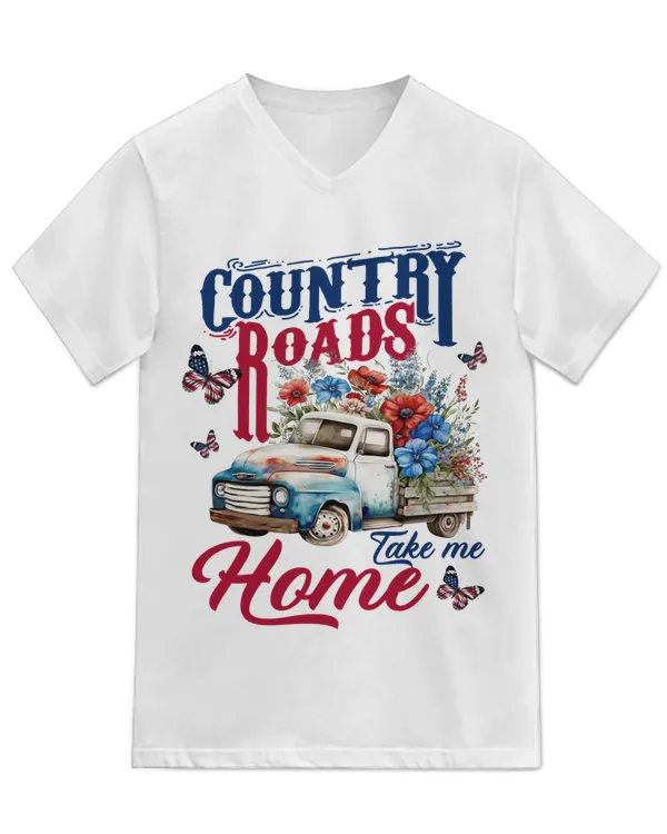 Unisex Jersey SS V-Neck T-Shirt