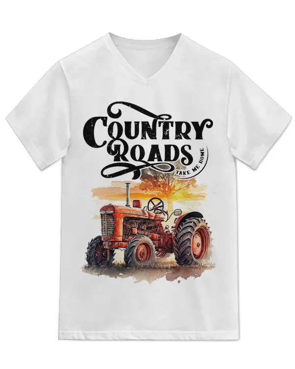 Unisex Jersey SS V-Neck T-Shirt