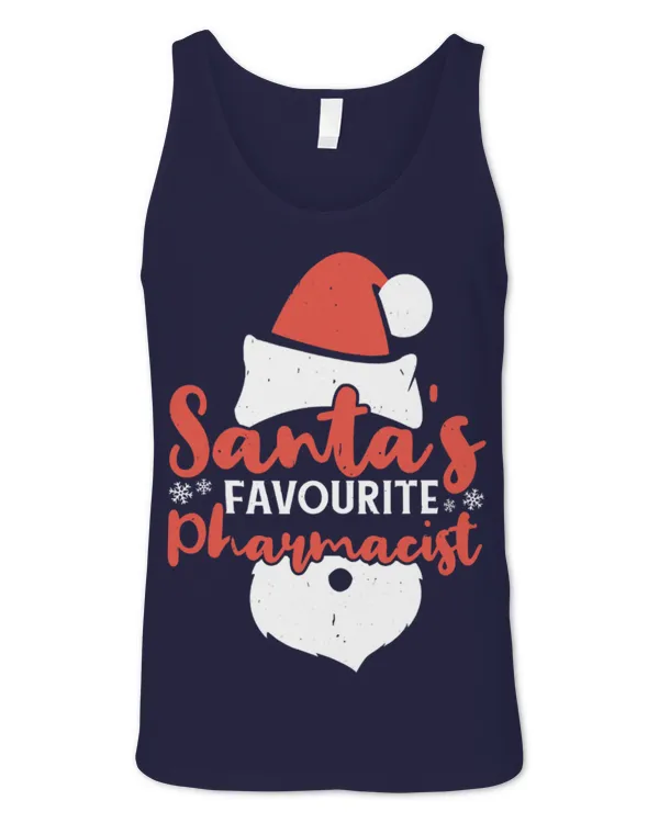 Cute Pharmacist Stud Christmas Santas Favourite 3 - Unisex Jersey Tank Unisex Jersey Tank