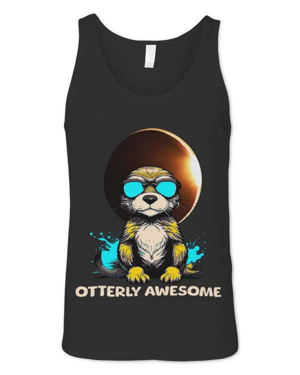 Cute Otter America Total Solar Eclipse 2024 Otter Lover View Totality