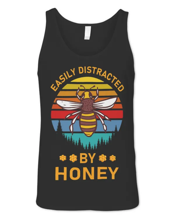 Cute Beekeeper Art Easily Distracted By Honey Beekeeper 2