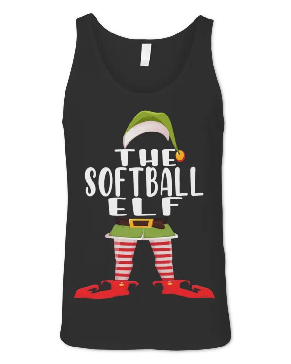 Cute Softball Elf Costume Family Matching Funny Christmas Cute Softball Elf Costume Family Matching Funny Christmas