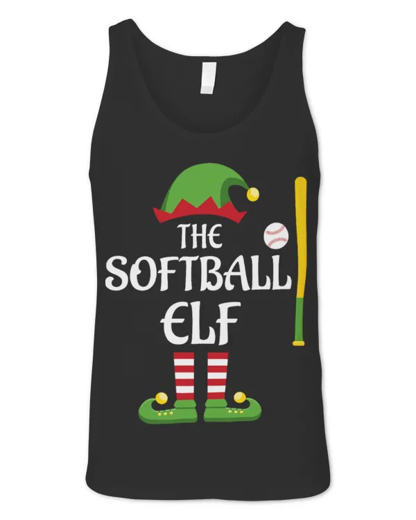 Cute Softball Elf Family Matching Group Christmas Cute Softball Elf Family Matching Group Christmas