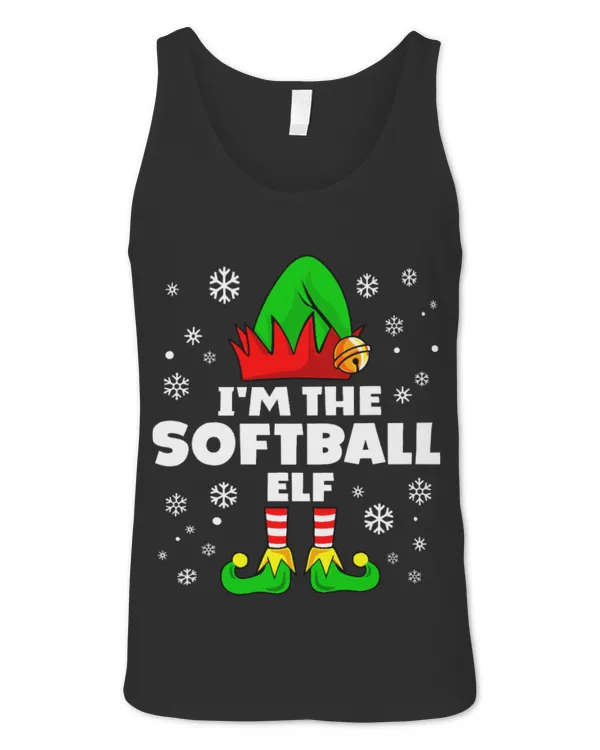 Cute Softball Elf Family Matching Group Happy Christmas Cute Softball Elf Family Matching Group Happy Christmas