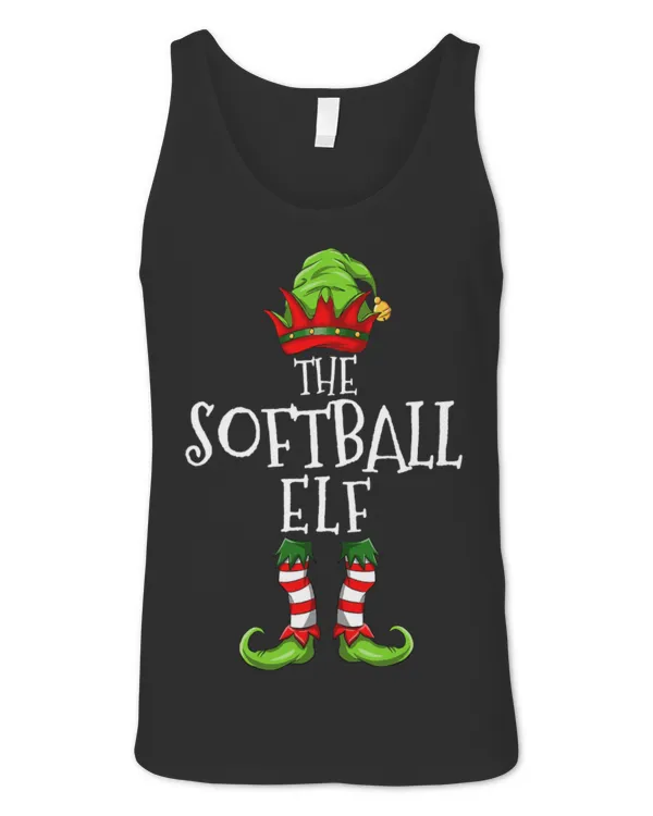 Cute Softball Elf Matching Family Group Christmas Party Pajama 1 Cute Softball Elf Matching Family Group Christmas Party Pajama 1