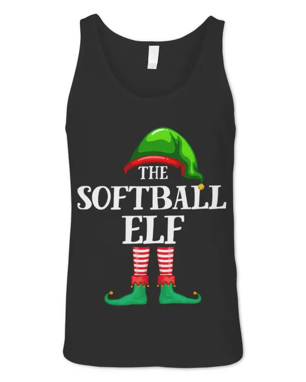 Cute Softball Elf Matching Family Group Christmas Party Pajama 2 Cute Softball Elf Matching Family Group Christmas Party Pajama 2