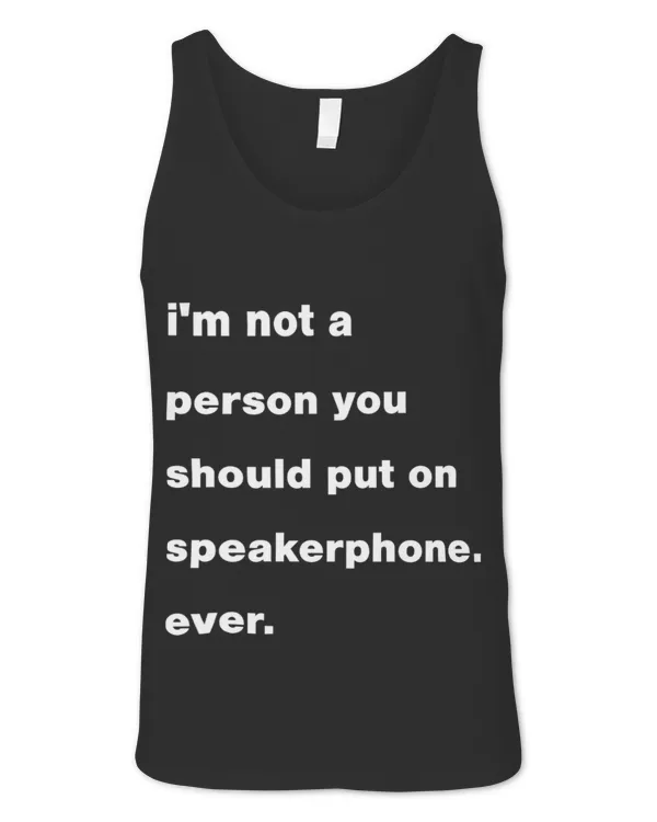 Unisex Jersey Tank