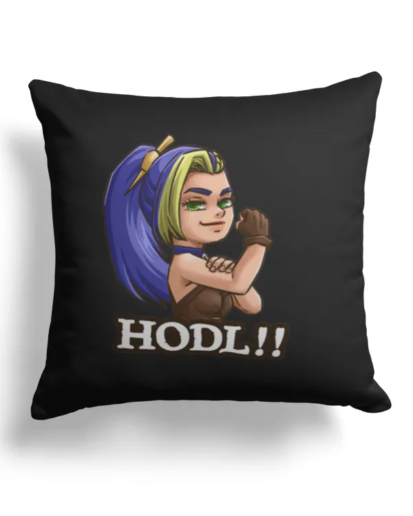 Paper hand - pillow crypto