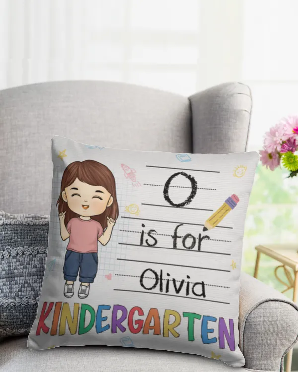 Learning Is An Adventure - Personalized Custom Kid Pillow, Gifts For Back to School, Gifts Idea For Back to School
