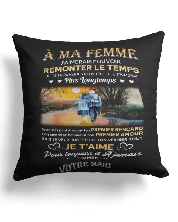Cotton Drill Pillow (Dual Sided)