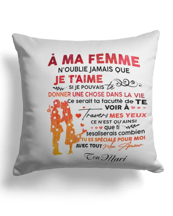 Cotton Drill Pillow (Dual Sided)