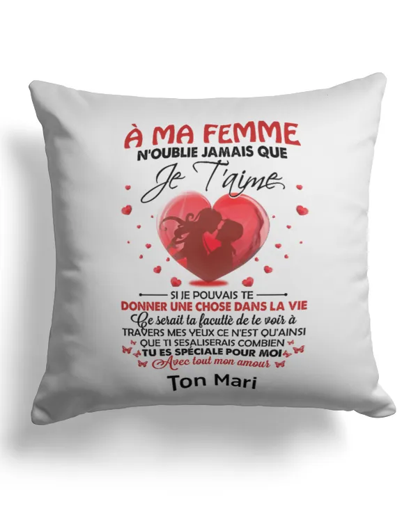 Cotton Drill Pillow (Dual Sided)